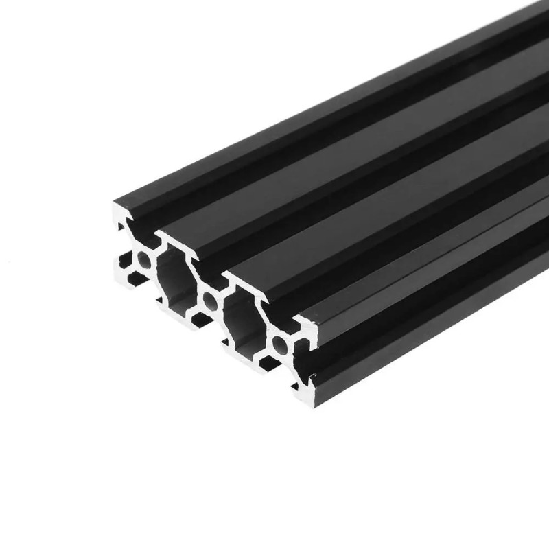 V-SLOT 2060 - Negru 1000mm