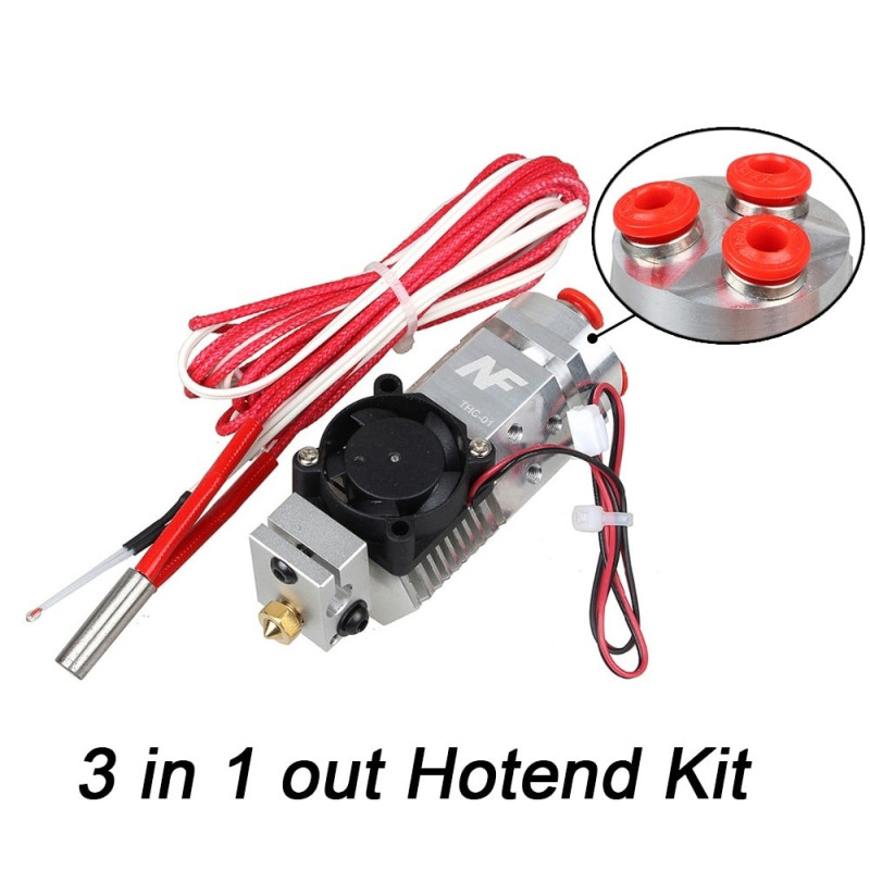 XCR 3 in 1 hotend for 3D printers