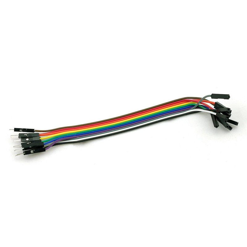 10 x Dupont wires male-female 20cm