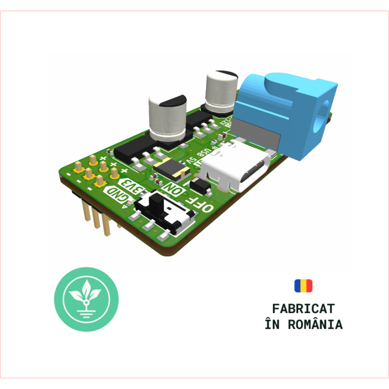 GroundStudio Breadboard power supply (pini necositoriti)