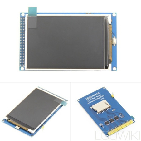 LCD TFT 3.2 inch + slot sd card