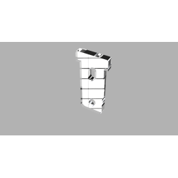 2WD robot - motor support