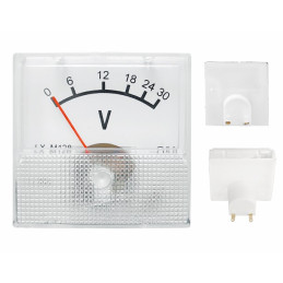 Analogic voltmeter 0-30V