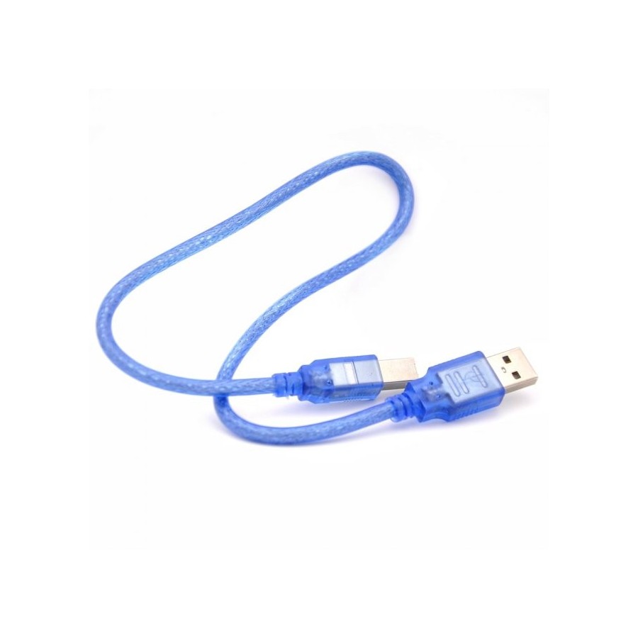 USB A-B cable 0.3m (Arduino UNO, Mega, printer) - ARDUSHOP
