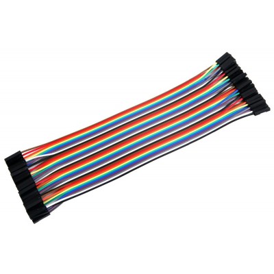 40 x Dupont cables female-female 20cm