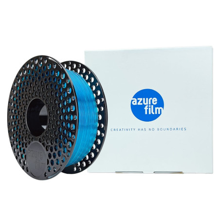 Filament Azurefilm - PETG - Albastru transparent - 1Kg - 1.75mm