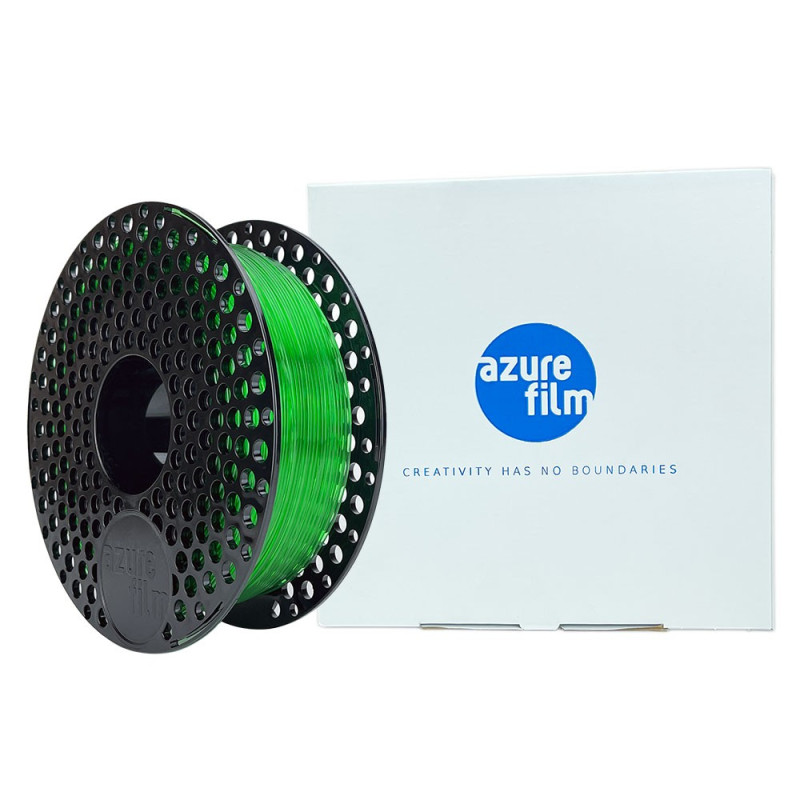 Filament Azure Film - PETG - Verde transparent - 1Kg - 1.75mm