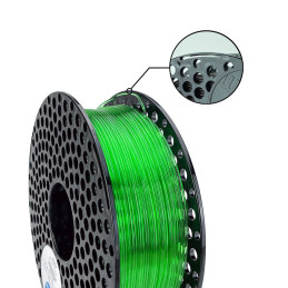 Filament Azure Film - PETG - Verde transparent - 1Kg - 1.75mm