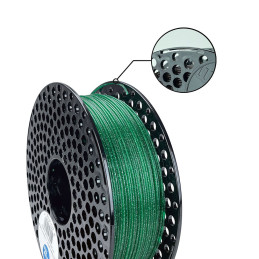 Filament Azure Film - PLA - Verde cu sclipici - 1Kg - 1.75mm