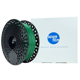 Filament Azurefilm - PLA - Verde cu sclipici - 1Kg - 1.75mm