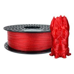 Filament Azurefilm - PLA - Rosu cu sclipici - 1Kg - 1.75mm