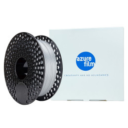 Filament Azurefilm - PLA Silk - Argintiu - 1Kg - 1.75mm