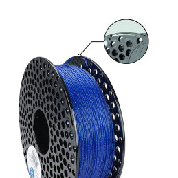 Filament Azure Film - PLA - Albastru cu sclipici - 1Kg - 1.75mm