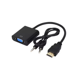 Adaptor HDMI la VGA cu ieșire audio Jack 3.5mm