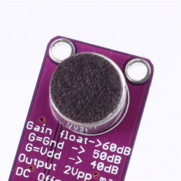 Microphone amplifier module MAX9814