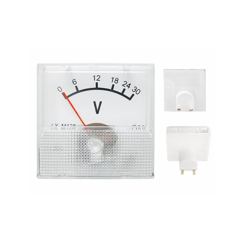 Analogic voltmeter 0-30V