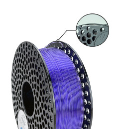 Filament Azurefilm - PETG - Purpuriu transparent - 1Kg - 1.75mm