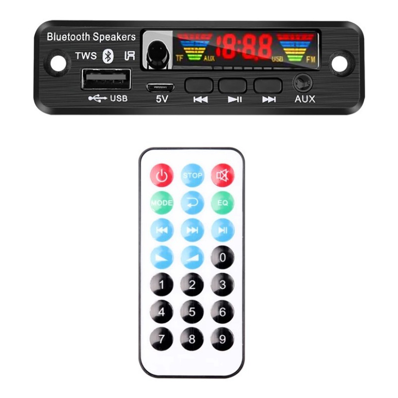 FM, MP3 Player module, bluetooth 5.0 DIY