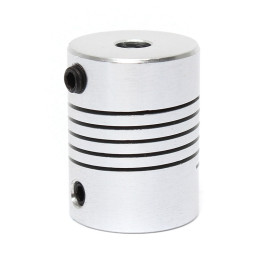 Flexible coupling - Al - 5mm - 5mm