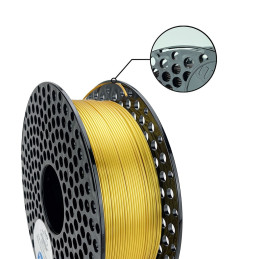 Filament Azurefilm - PLA Silk - Auriu - 1Kg - 1.75mm