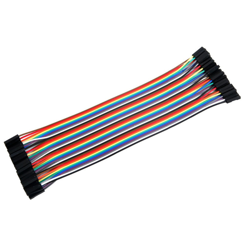 40 x Dupont cables female-female 20cm