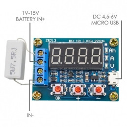 Tester Capacitate Baterii ZB2L3