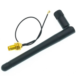 2.4 Ghz 3 dBi antenna + IPX RP-SMA cable