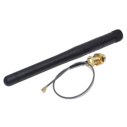 2.4 Ghz 3 dBi antenna + IPX RP-SMA cable