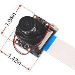 Night vision 5MP Raspberry Pi camera OV5647