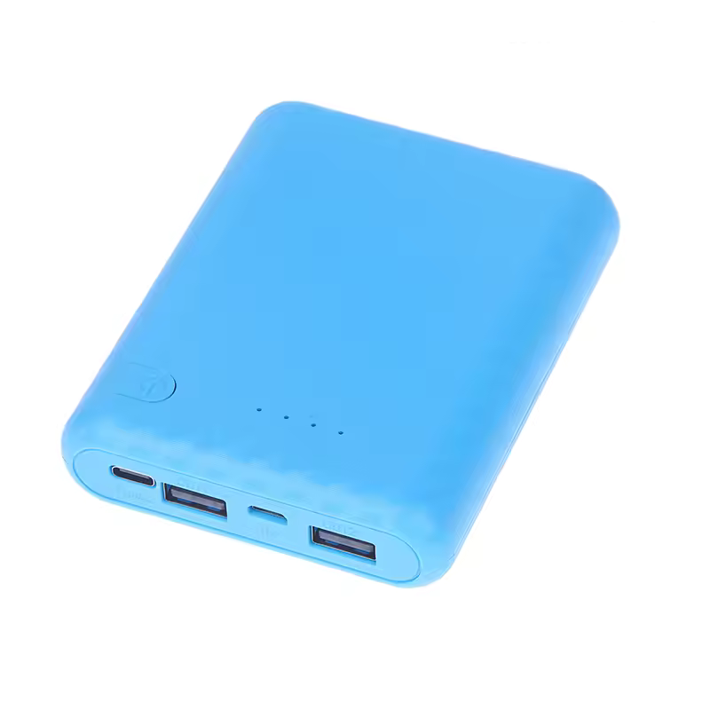 Kit powerbank cu 4 celule DIY - albastru