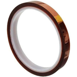 Banda adeziva termorezistenta tip Kapton 8mm x 33M