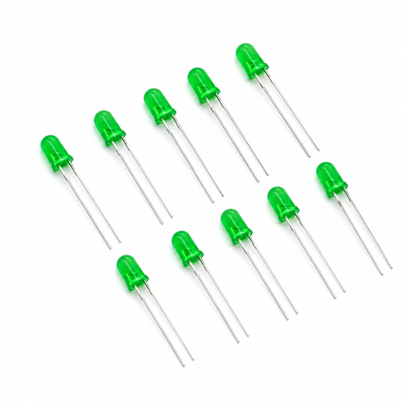 Set 10x Led 5mm Verde
