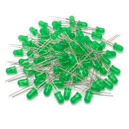 Set 50x Led 5mm Verde