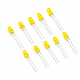 Set 10x Led 5mm Galben