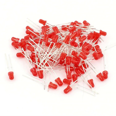 Set 50x Led 5mm Rosu