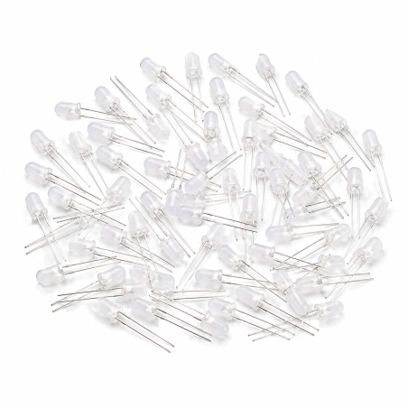 Set 50x Led 5mm Alb