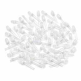 Set 100x Led 5mm Alb