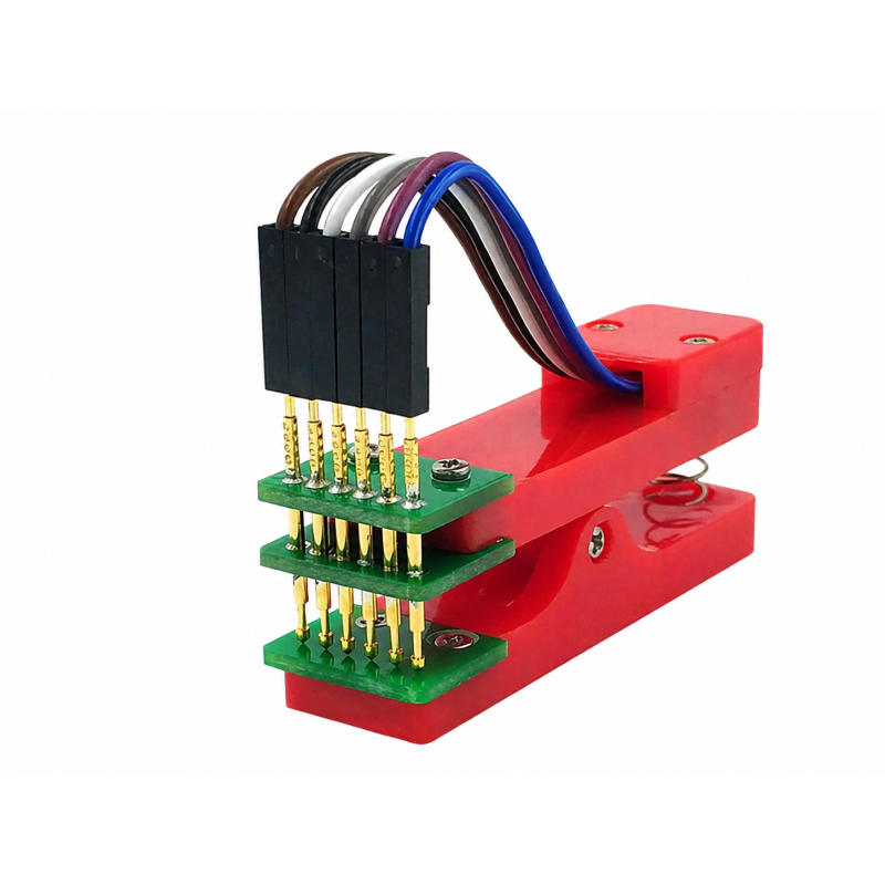 Sondă de Test cu Clema - Pogo Pin 1x8p
