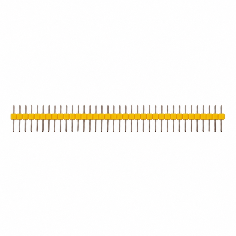 Bareta 40 x pini tata - Galbena - 2.54mm