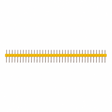 Bareta 40 x pini tata - Galbena - 2.54mm