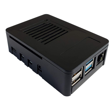 Carcasa pentru Raspberry Pi4 Neagra - MaticBox 4