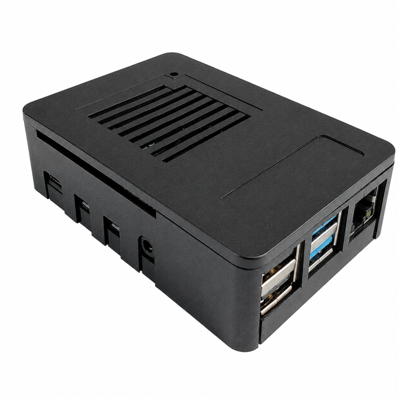 Carcasa pentru Raspberry Pi4 Negru Grafit - MaticBox 4