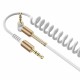 Audio Cable Jack-Jack 3.5mm flexible up to 1.7m