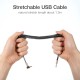 Audio Cable Jack-Jack 3.5mm flexible up to 1.7m