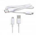 Cablu Micro USB alb - 1m