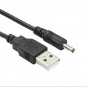 Cablu de Alimentare convertor USB-A la Jack DC 3.5 mm