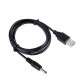 USB to 3.5 mm DC Jack Converter Cable