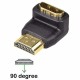 Adaptor HDMI-HDMI la 90 grade