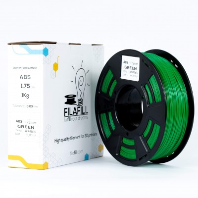 ABS Filament - PREMIUM - Green - 1Kg - 1.75mm