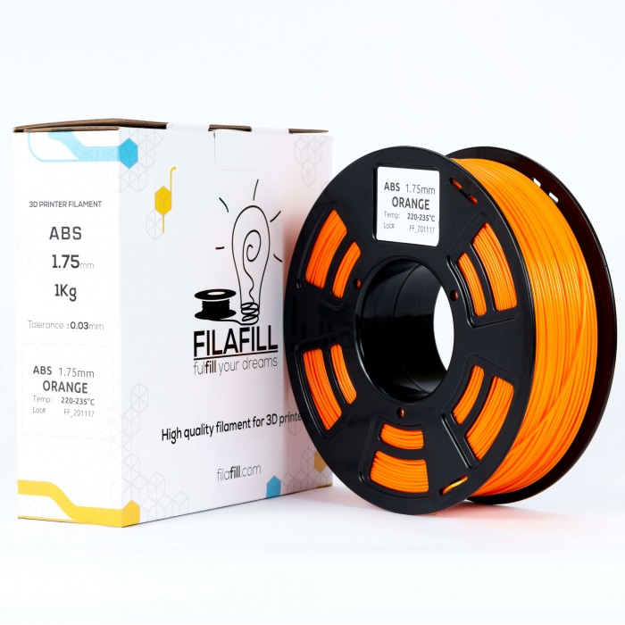 Filament ABS - PREMIUM - Portocaliu - 1Kg - 1.75mm